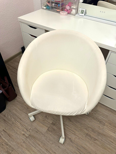 Weißer büro drehstuhl - weißer, büro-drehstuhl