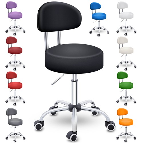 Rollhocker mit lehne - rollhocker,
