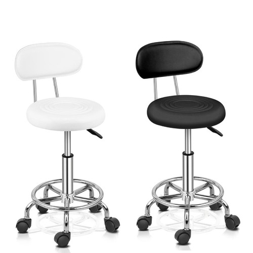 Rollhocker mit lehne - mit,