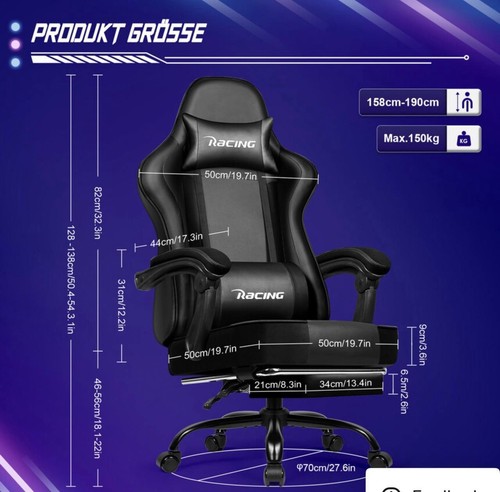 Gaming bürostuhl racing - gaming-bürostuhl,