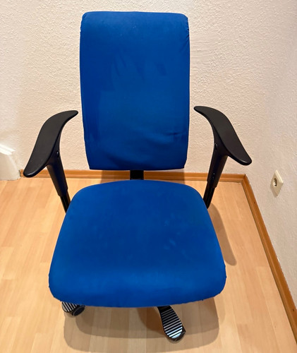 Bürodrehstuhl blau mit